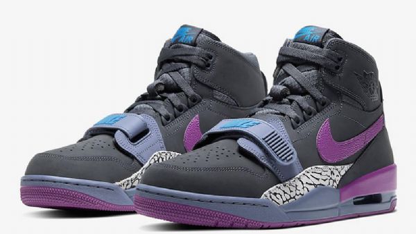 Nike Air Jordan Legacy 312 Sko Til Mænd Grå Lilla