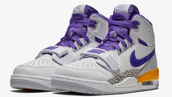 Nike Air Jordan Legacy 312 Sko Til Mænd Hvid Lilla