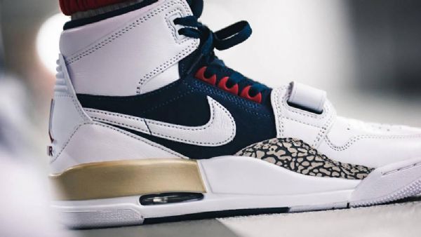 Nike Air Jordan Legacy 312 Sko Til Mænd Hvidguld