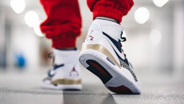 Nike Air Jordan Legacy 312 Sko Til Mænd Hvidguld