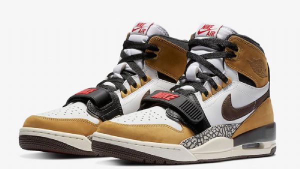 Nike Air Jordan Legacy 312 Wheat Sko Til Mænd Hvid