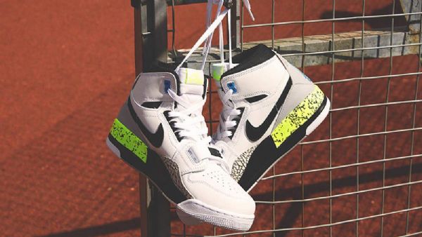 Nike Don C Jordan Legacy 312 Command Force Sko Til Mænd Grågrøn
