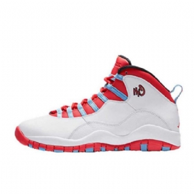 Nike Air Jordan 10 Chicago Sko Til Mænd Hvid Rød