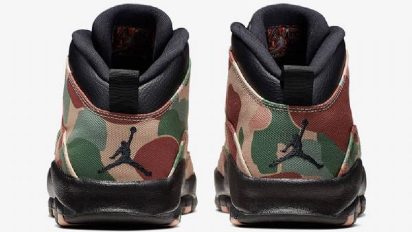 Nike Air Jordan 10 Desert Sko Til Mænd Camouflage Sort