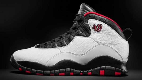 Nike Air Jordan 10 Dobbelt Nikkel Sko Til Mænd Sort Hvid