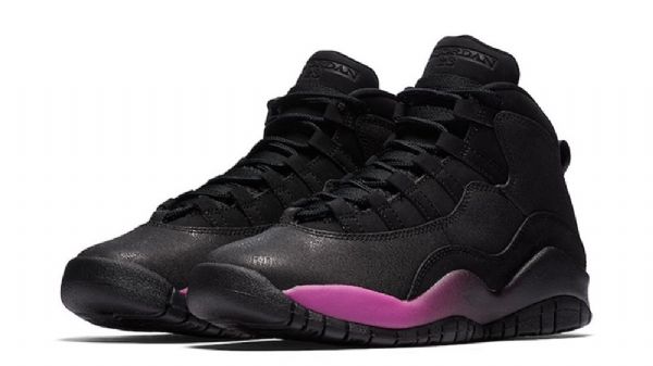 Nike Air Jordan 10 Fade Sko Til Mænd Sort
