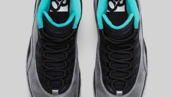 Nike Air Jordan 10 Lady Liberty Sko Til Mænd Sølv Sort