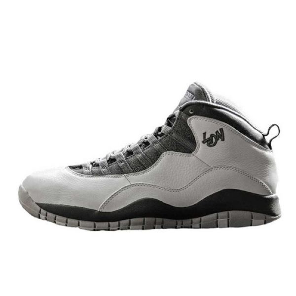 Nike Air Jordan 10 London Sko Til Mænd Sort Grå