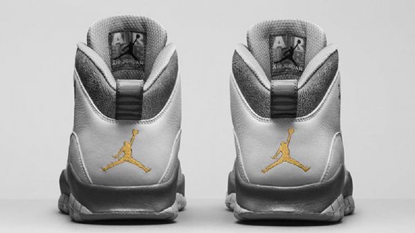 Nike Air Jordan 10 London Sko Til Mænd Sort Grå