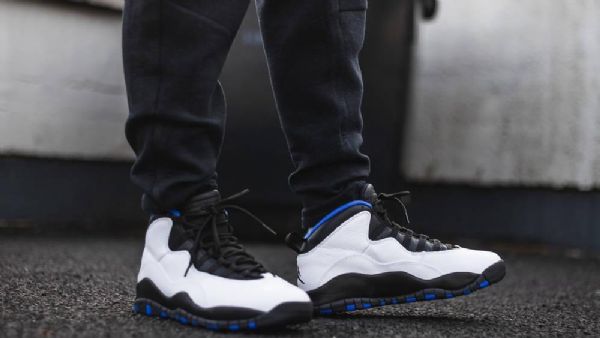 Nike Air Jordan 10 Orlando Sko Til Mænd Hvid Sort