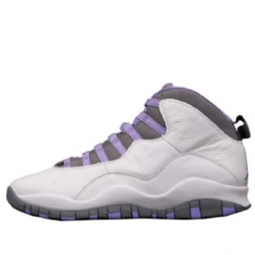 Nike Air Jordan 10 Retro Basketball Sko Til Damer Hvid