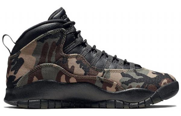 Nike Air Jordan 10 Retro Basketball Sko Til Mænd Camouflage