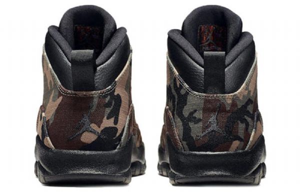 Nike Air Jordan 10 Retro Basketball Sko Til Mænd Camouflage