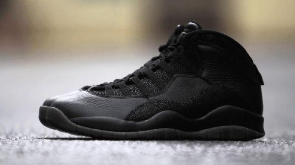 Nike Air Jordan 10 Retro Ovo Sko Til Mænd Sort