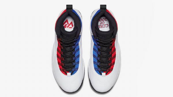 Nike Air Jordan 10 Retro Russell Westbrook Class Of 2006 Sko Til Mænd Hvid Rød