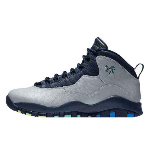 Nike Air Jordan 10 Rio Brazil City Pack Sko Til Mænd Grå Marineblå