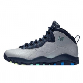 Nike Air Jordan 10 Rio Brazil City Pack Sko Til Mænd Grå Marineblå