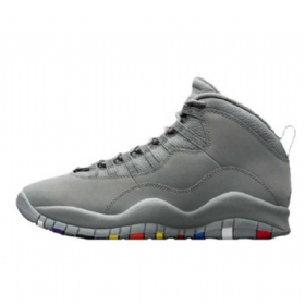Nike Air Jordan 10 Sko Til Mænd Grå