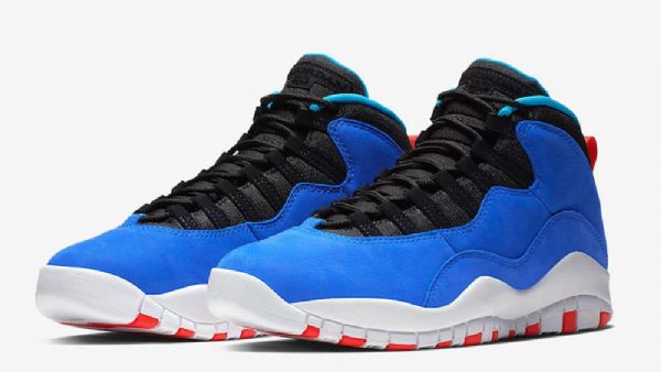 Nike Air Jordan 10 Tinker Sko Til Mænd Blå Sort