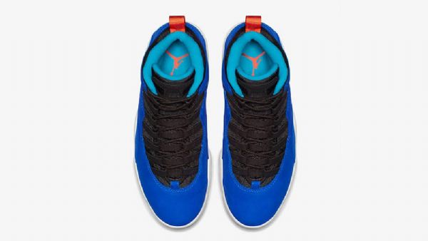 Nike Air Jordan 10 Tinker Sko Til Mænd Blå Sort