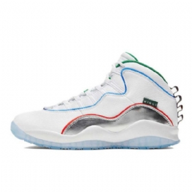 Nike Air Jordan 10 Wings Sko Til Mænd Hvid