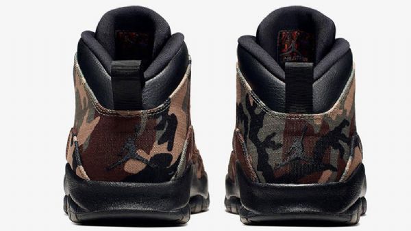 Nike Air Jordan 10 Woodland Sko Til Mænd Camouflage Sort