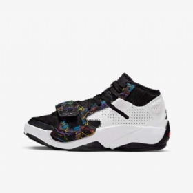 Nike Air Jordan Zion 2 Sko Til Børn Sort Grøn Hvid