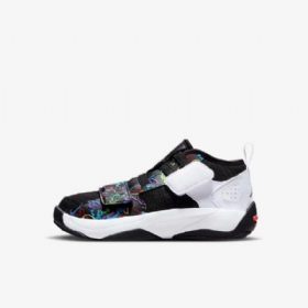 Nike Air Jordan Zion 2 Sko Til Børn Sort Grøn Hvid