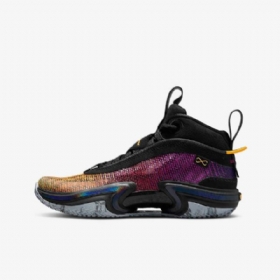 Nike Air Jordan Xxxvi Basketball Sko Til Børn Sort Lilla