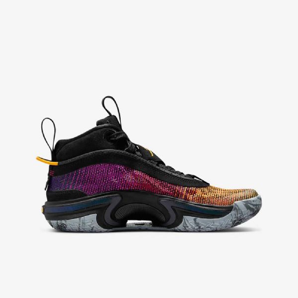 Nike Air Jordan Xxxvi Basketball Sko Til Børn Sort Lilla