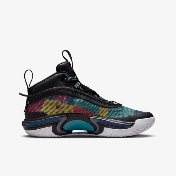 Nike Air Jordan Xxxvi Basketball Sko Til Børn Sort Lyserød
