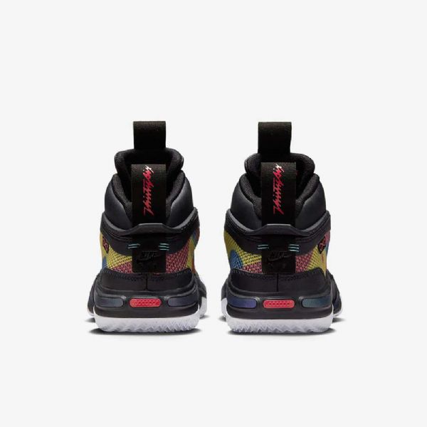 Nike Air Jordan Xxxvi Basketball Sko Til Børn Sort Lyserød