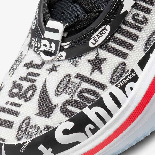Nike Air Jordan Xxxvi Fs Basketball Sko Til Mænd Sort Hvid
