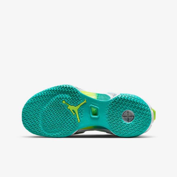 Nike Air Jordan Xxxvi Guo Basketball Sko Til Børn Hvid Sølv
