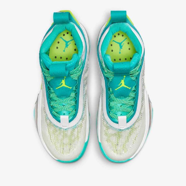 Nike Air Jordan Xxxvi Guo Basketball Sko Til Børn Hvid Sølv
