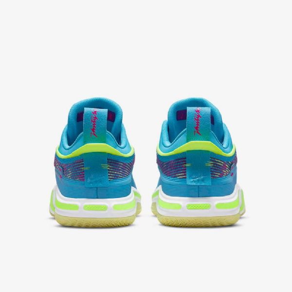 Nike Air Jordan Xxxvi Low Toppe Luka Pf Basketball Sko Til Mænd Blå Lilla Lyserød Grøn