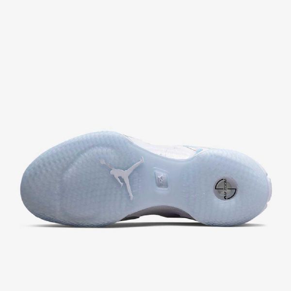 Nike Air Jordan Xxxvi Low Tops Basketball Sko Til Mænd Hvid Sølv