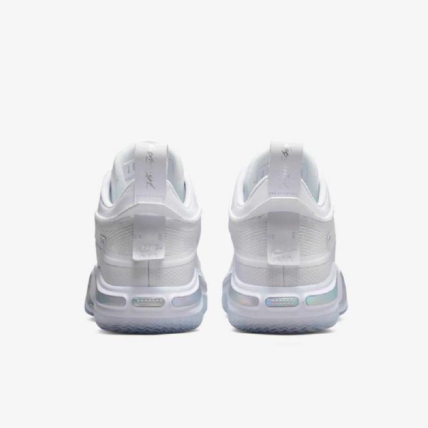 Nike Air Jordan Xxxvi Low Tops Basketball Sko Til Mænd Hvid Sølv
