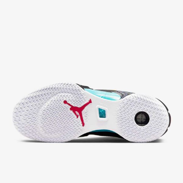 Nike Air Jordan Xxxvi Low Tops Basketball Sko Til Mænd Sort Flerfarvet