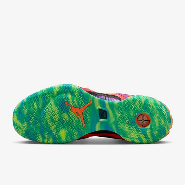 Nike Air Jordan Xxxvi Low Tops Pe Basketball Sko Til Mænd Sort Grøn