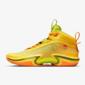 Nike Air Jordan Xxxvi Taco Jay Basketballsko Til Mænd Gul Grøn Sort