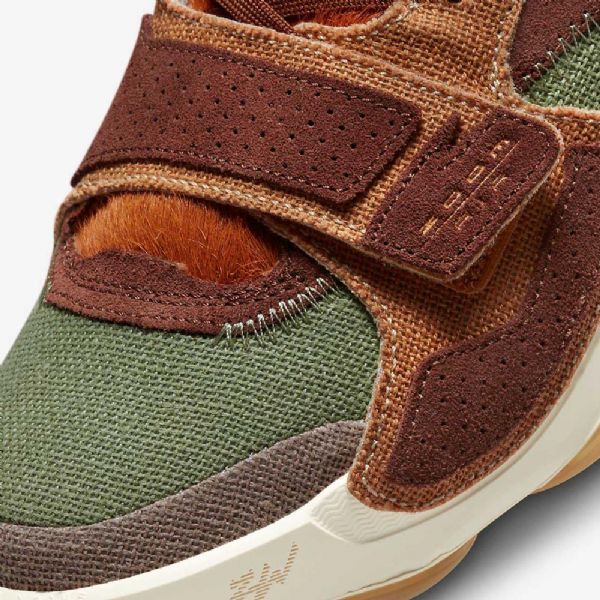 Nike Air Jordan Zion 2 Basketballsko Til Mænd Brun Grøn