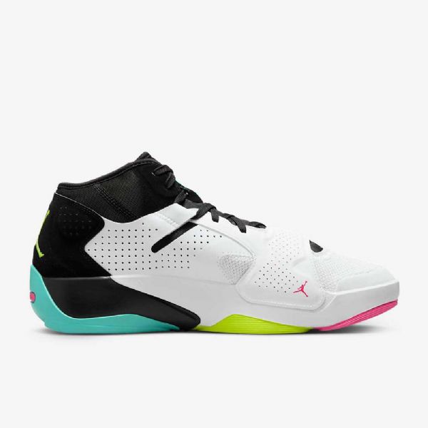 Nike Air Jordan Zion 2 Basketballsko Til Mænd Hvid Sort Turkis