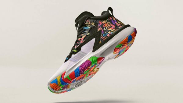 Nike Zion Williamson Jordan 1 Noah Sko Til Mænd Flerfarvet