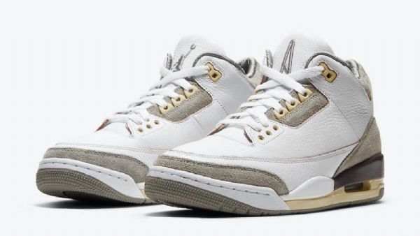 Nike A Ma Maniere Jordan 3 Sko Til Mænd Hvid