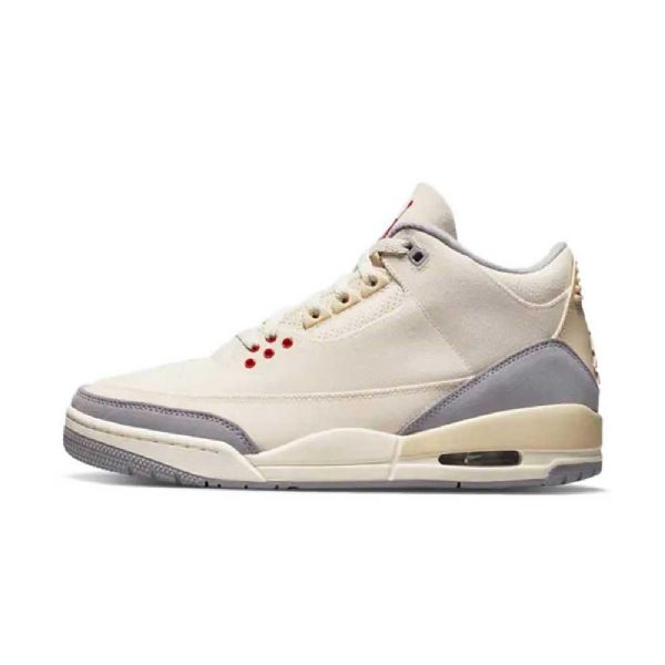 Nike Air Jordan 3 Canvas Muslin Sko Til Kvinder Khaki