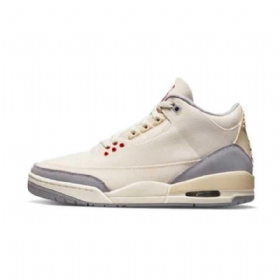 Nike Air Jordan 3 Canvas Muslin Sko Til Kvinder Khaki