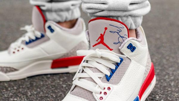 Nike Air Jordan 3 Charity Game Sko Til Mænd Khaki