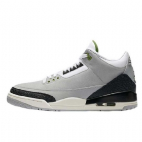 Nike Air Jordan 3 Chlorophyll Tinker Sko Til Mænd Grå