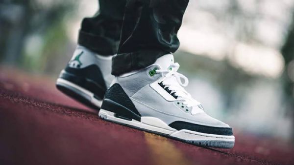 Nike Air Jordan 3 Chlorophyll Tinker Sko Til Mænd Grå